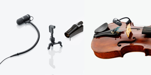 Mikrofon DPA d:vote 4099, Lo-Sens, Superniere, schwarz (mit Violin Clip)